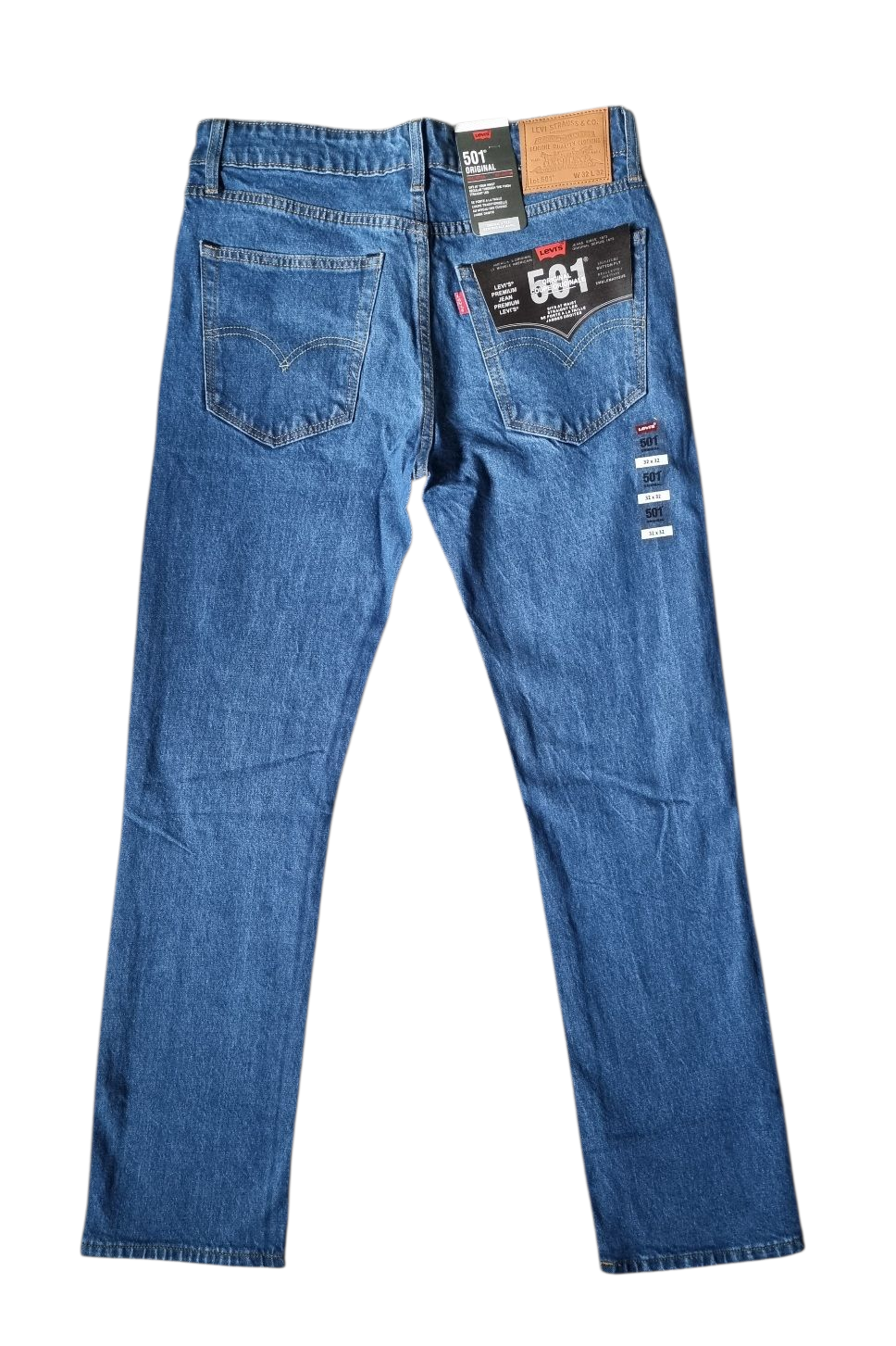 Levi's® 501 Original Herren Jeans Blau Stonewash Regular Straight Neuware II