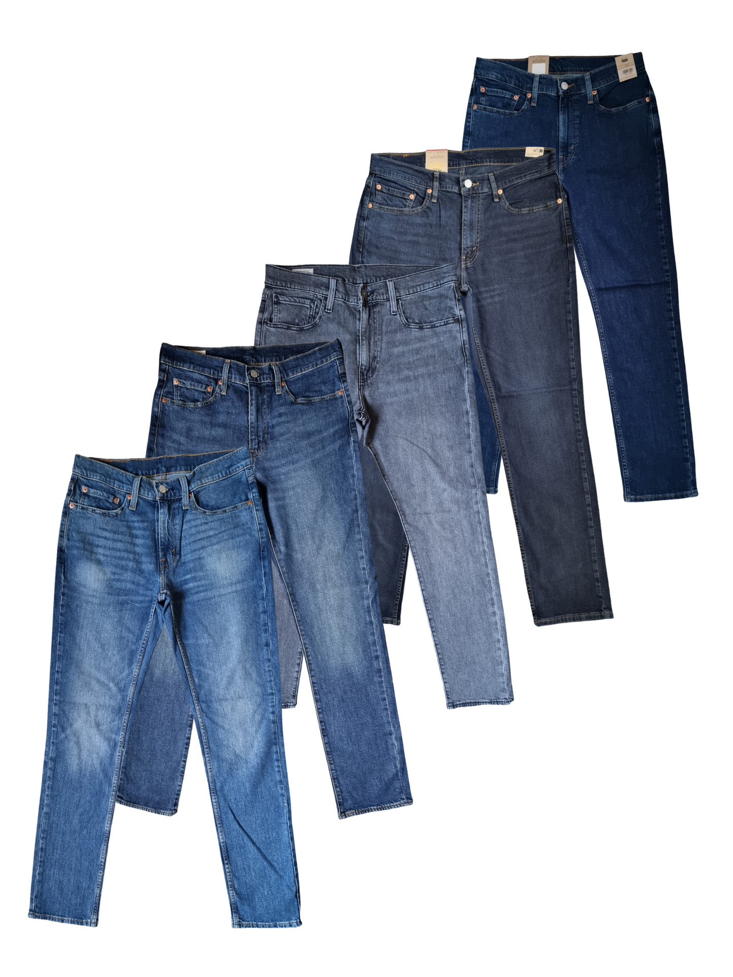 Levi's® 511® Herren Jeanshosen Blau-Hellblau-Stoneblue-Dunkelblau-Grau Slim