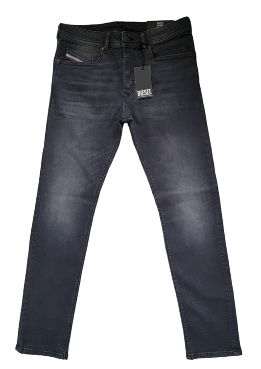 Diesel Herren Jeans Buster-X Grau Dunkelgrau L32 Regular Slim Tapered Stretch Neu