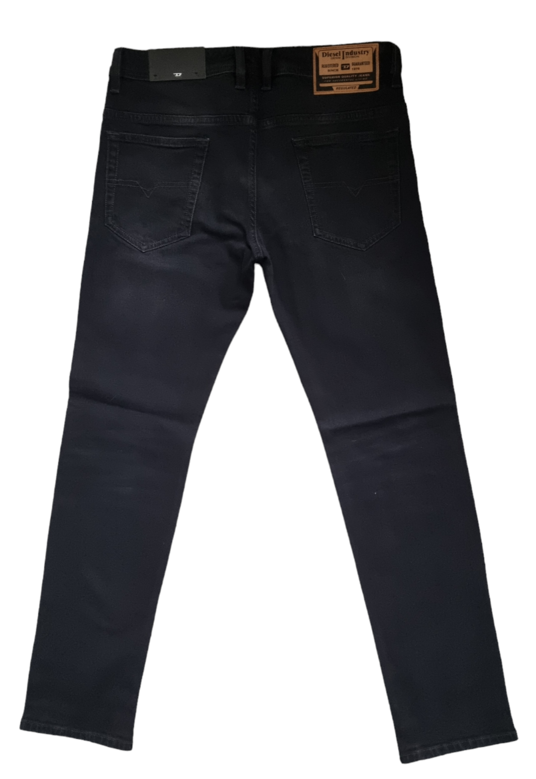 Diesel Herren Jeans Safado-X RM064 Dunkelgrau Schwarz L32 Regular Slim Straight Stretch