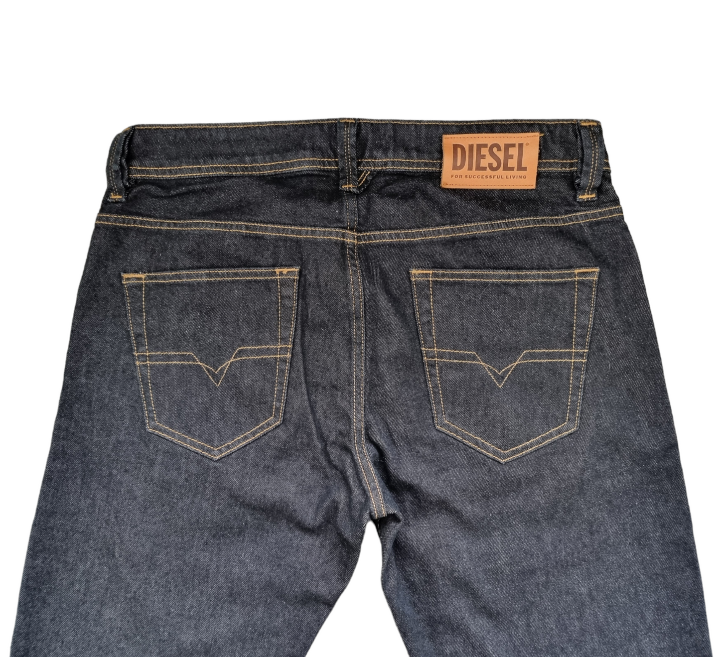 Diesel Herren Jeans Larkee RR9HF - L32 Tiefdunkelblau Regular Straight Stretch Neu