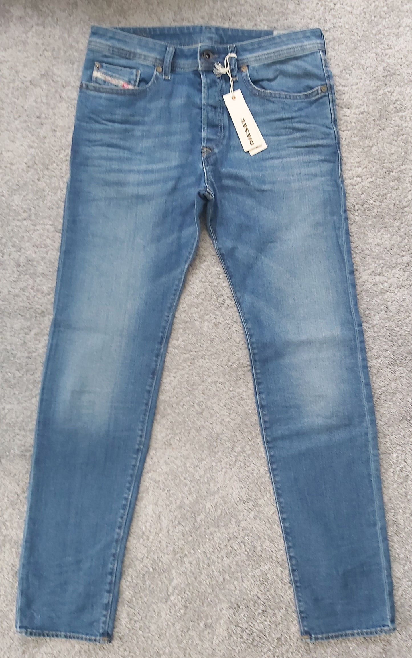 Diesel Herren Jeans Buster 0837i Blau 3D Kollektion Stretch Neu