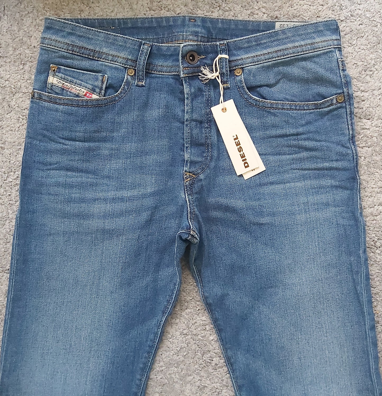 Diesel Herren Jeans Buster 0837i Blau 3D Kollektion Stretch Neu