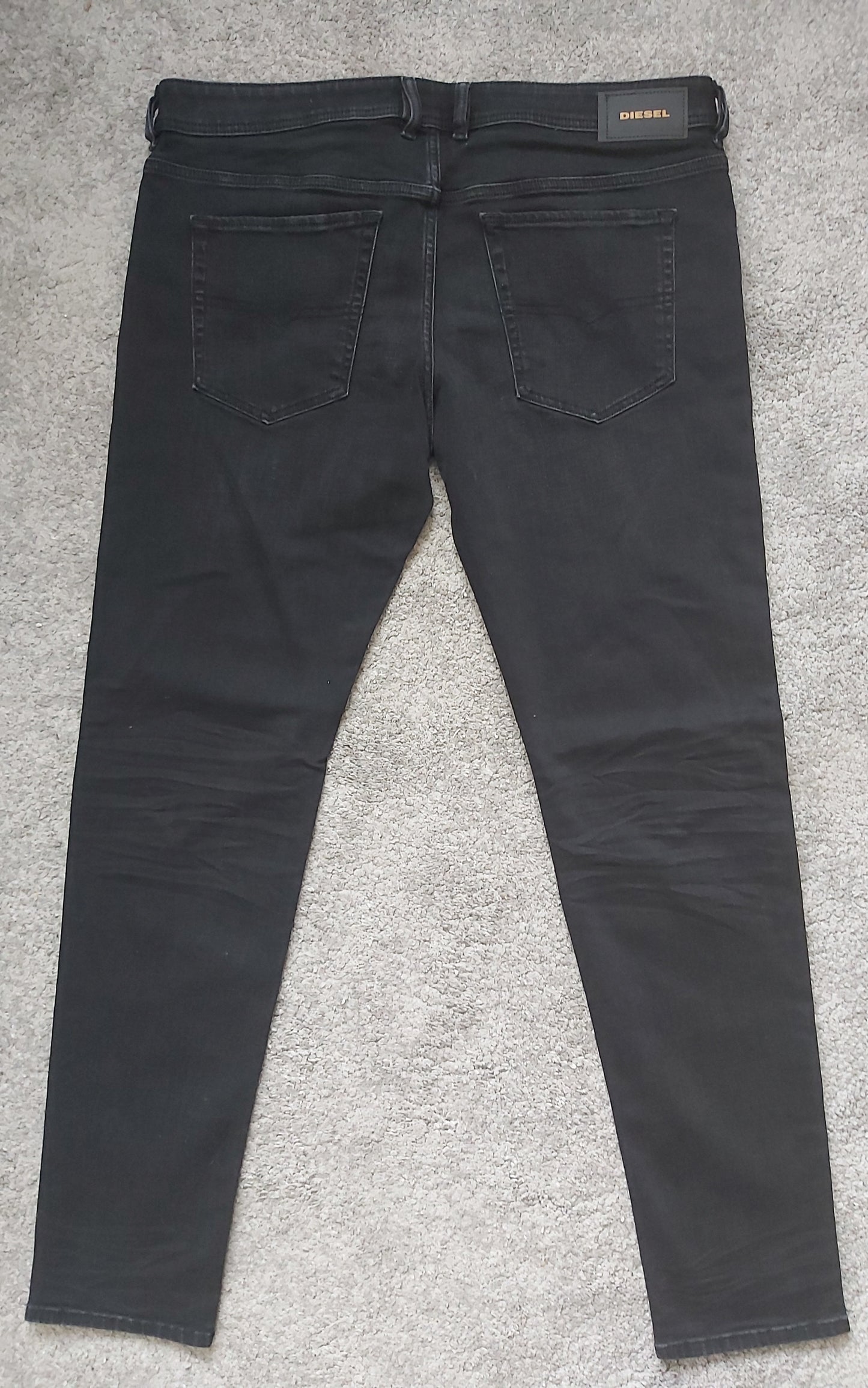 Diesel Herren Jeans Sleenker 009DH Skinny Schwarz Stretch Neu