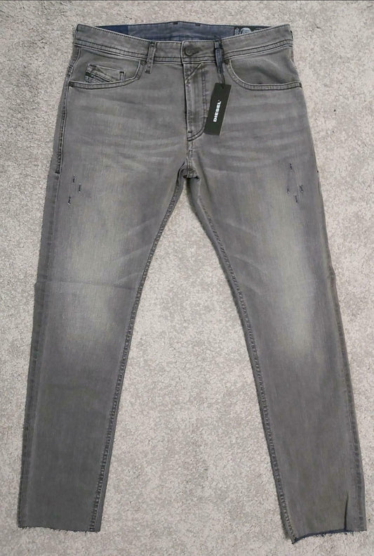 Diesel Herren Jeans Thommer 084JT Grau Stretch Slim Skinny Neu
