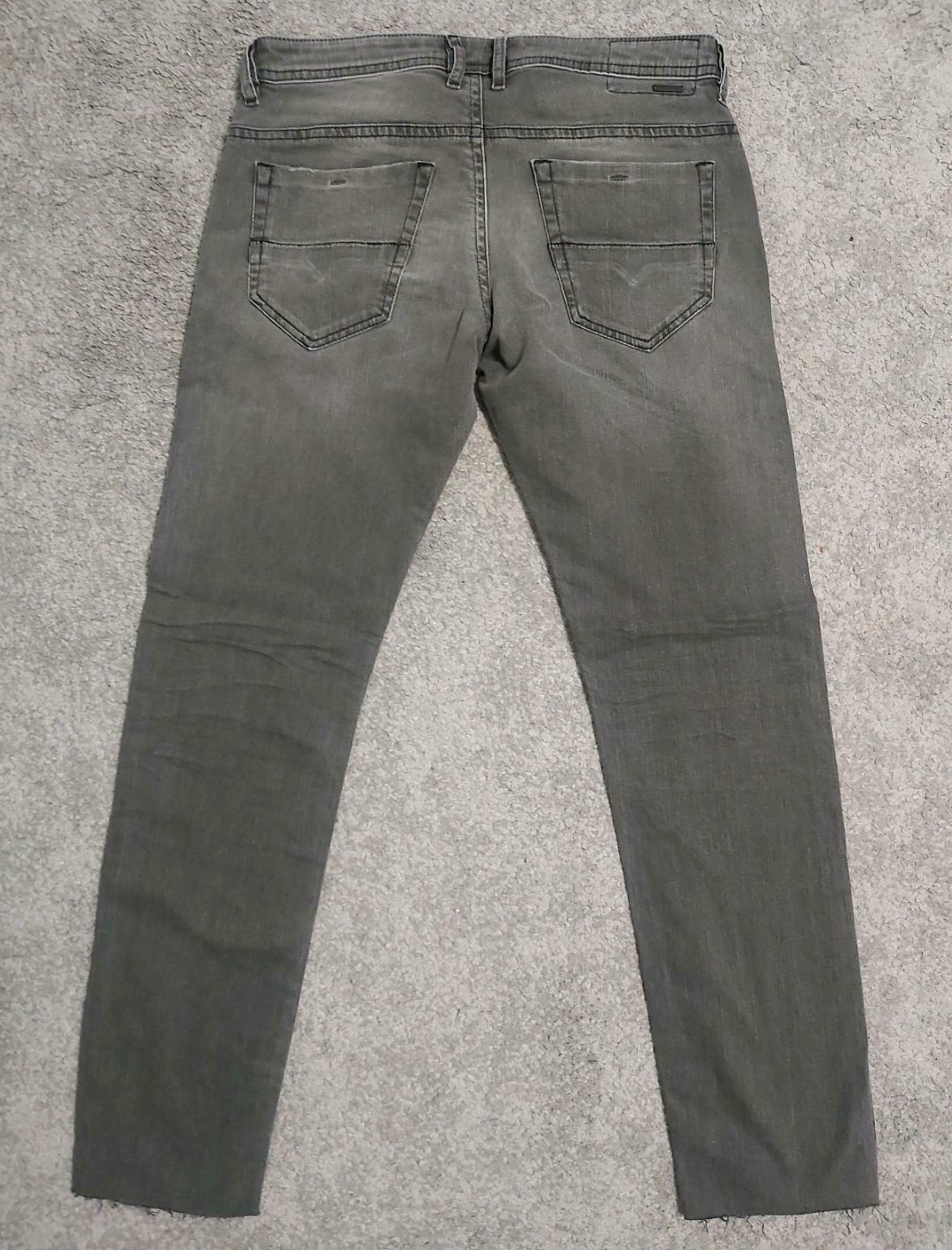 Diesel Herren Jeans Thommer 084JT Grau Stretch Slim Skinny Neu