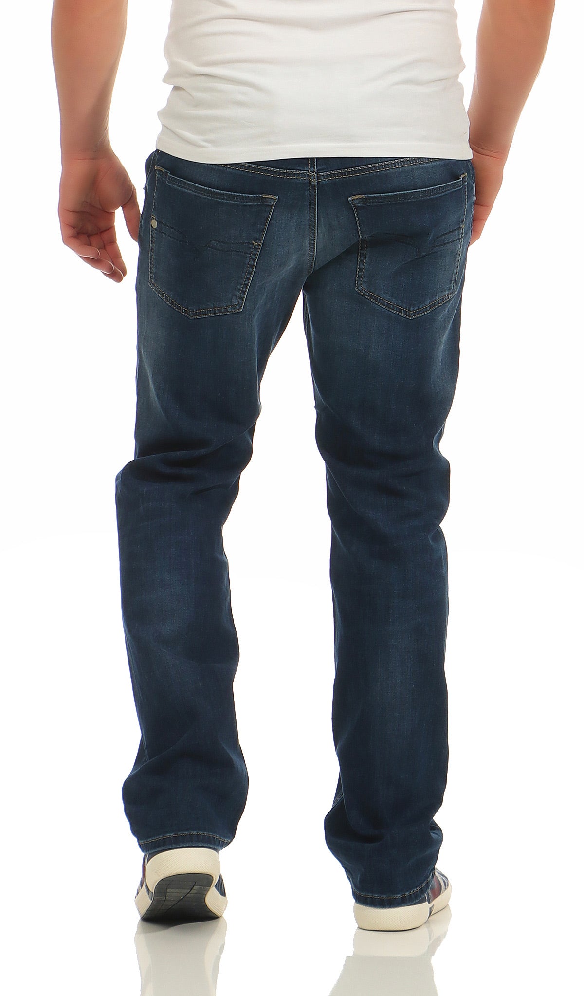 Diesel Herren Jeans Larkee 087AS Blau Regular Straight Neu